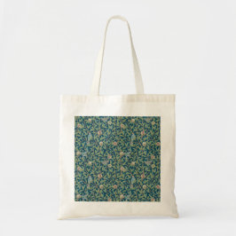 Bolsa Tote William Morris Pássaro e Romã