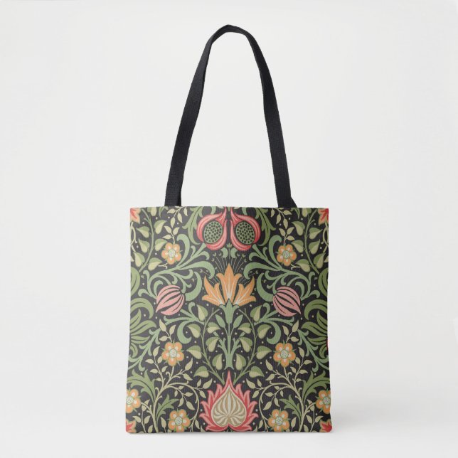 Bolsa Tote William Morris Persian Floral Antique (Frente)