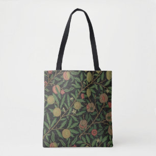 Bolsa Tote William Morris Pomegranate Fruta clássica
