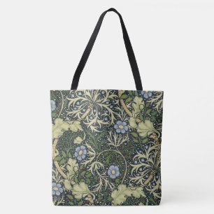Bolsa Tote William Morris Seaweed Pattern Floral Vintage Art