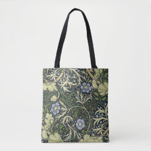 Bolsa Tote William Morris Seaweed Pattern Floral Vintage Art