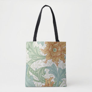 Bolsa Tote William Morris Solteiro Stem Floral Patterno