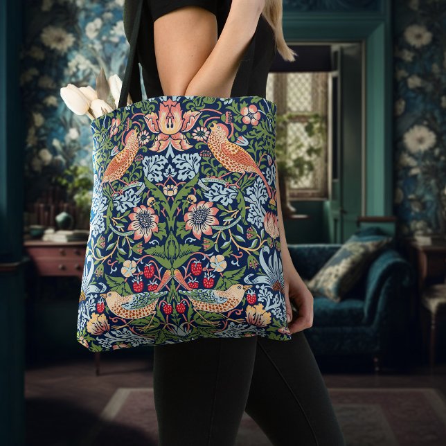 Bolsa Tote William Morris Strawberry Thief (Criador carregado)