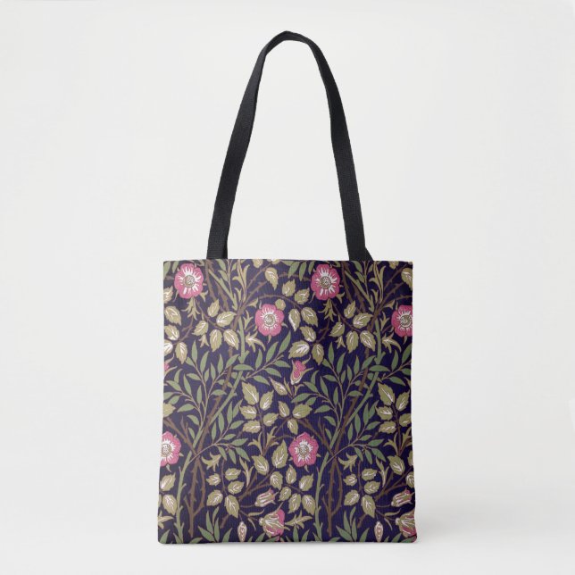 Bolsa Tote William Morris Sweet Briar Floral Art Nouveau (Frente)