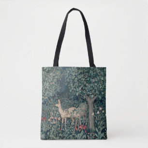 Bolsa Tote William Morris Woodland Tapeçaria Deer Stag