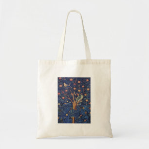 Bolsa Tote William Morris Woodpecker Tapeçaria Artes e Artesa