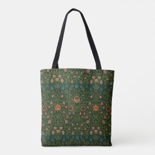 Bolsa Tote William Morris's Violet and Columbine