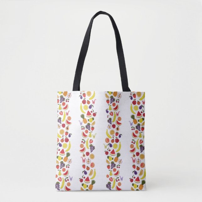 Bolsa Tote Willy Wonka Lickable Wallpaper Pattern (Frente)