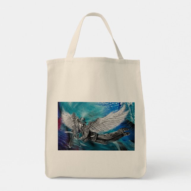Bolsa Tote Winged Seis String (Verso)