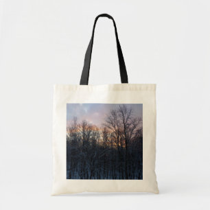 Bolsa Tote Winter Sunrise I Pastel Nature Landscape