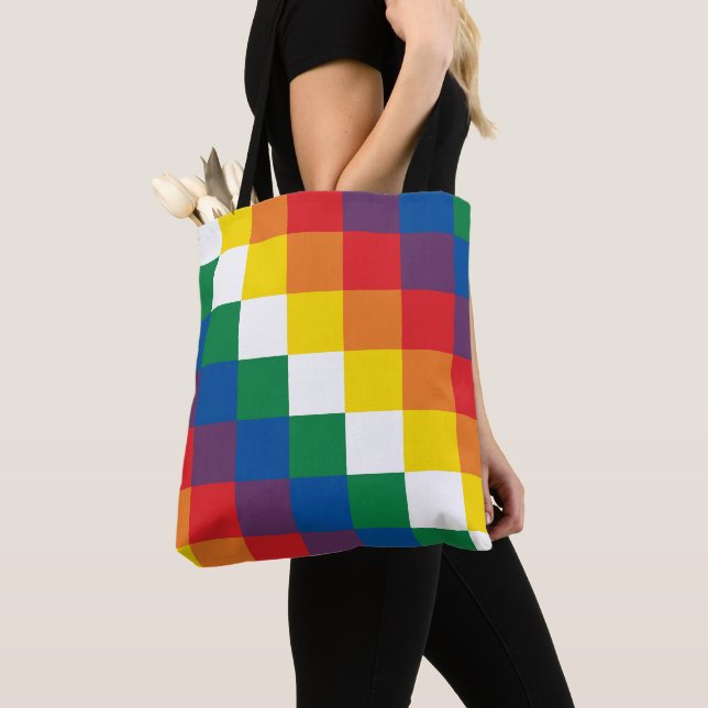 Bolsa Tote Wiphala (Close Up)