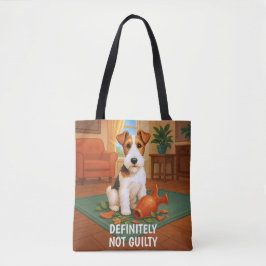Bolsa Tote Wire Fox Terrier - Definitely Not Guilty
