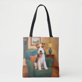 Bolsa Tote Wire Fox Terrier - This Seat's Taken
