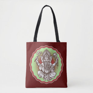 Bolsa Tote Wisdom Ganapati Índia Elefante Hindu Lord Ganesha