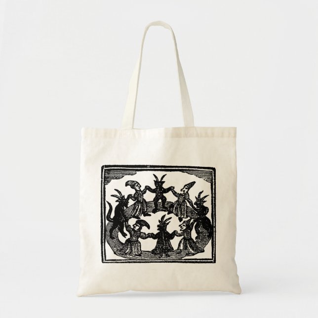 Bolsa Tote Witches Circle Dance (Frente)