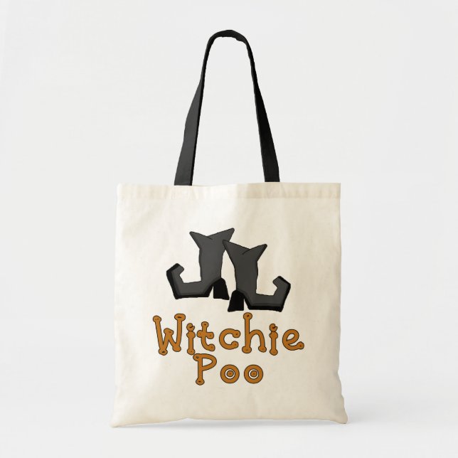 Bolsa Tote Witchie Poo T-shirts e presentes (Frente)