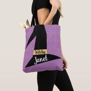 Bolsa Tote Witchy Hat Confetti