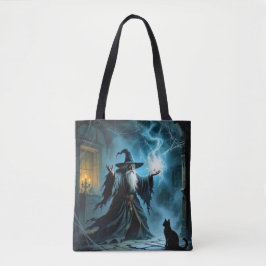 Bolsa Tote Wizard Cat