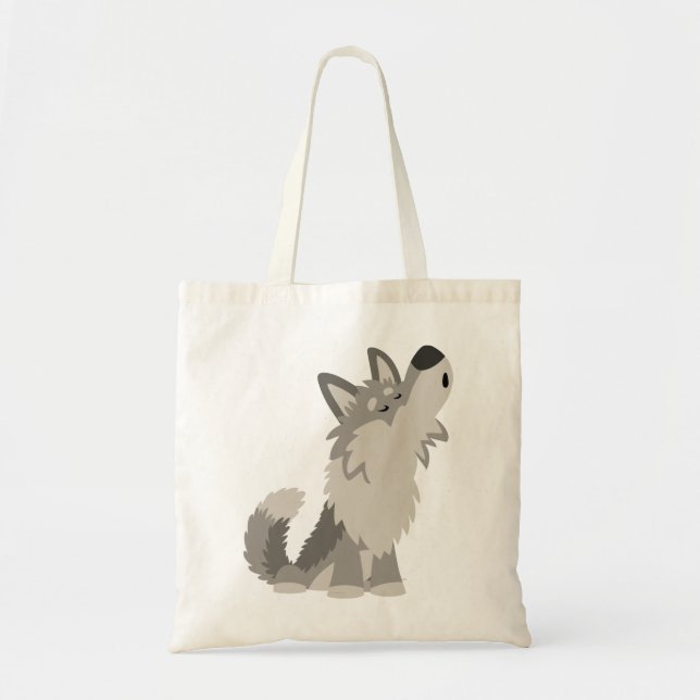 Bolsa Tote Wolf Bag de Cartoon Gato (Frente)