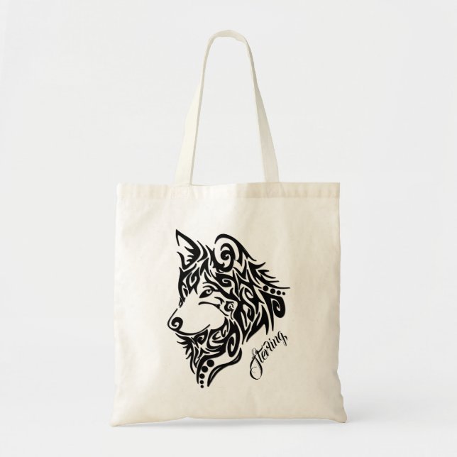 Bolsa Tote Wolf Tribal (Frente)