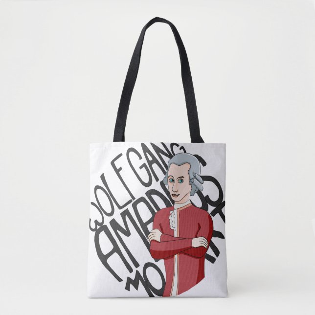 Bolsa Tote Wolfgang Amadeus Mozart (Frente)