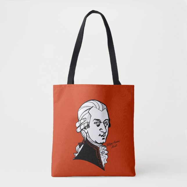 Bolsa Tote Wolfgang Amadeus Mozart (Frente)