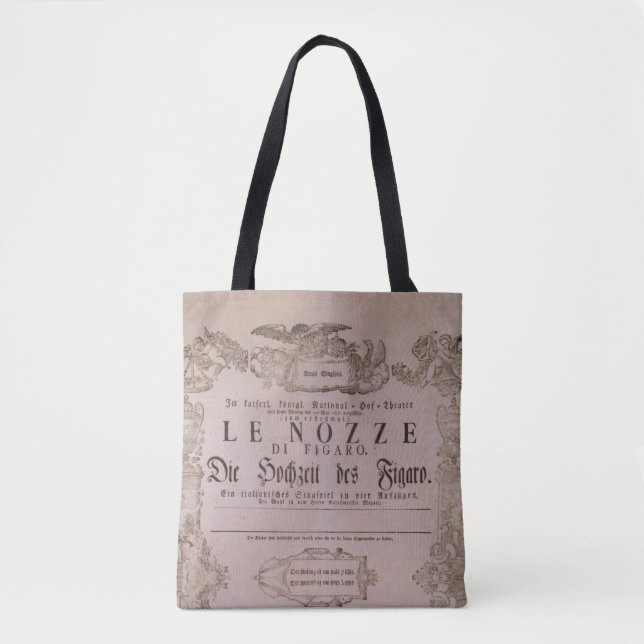 Bolsa Tote Wolfgang Amadeus Mozart, Oper – Le nozze di Figaro (Frente)