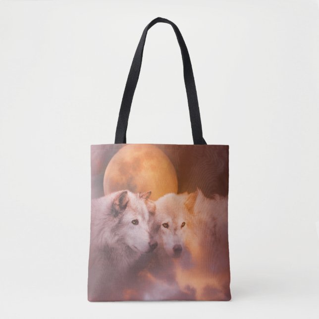 Bolsa Tote Wolves Wolf Soulmate (Frente)