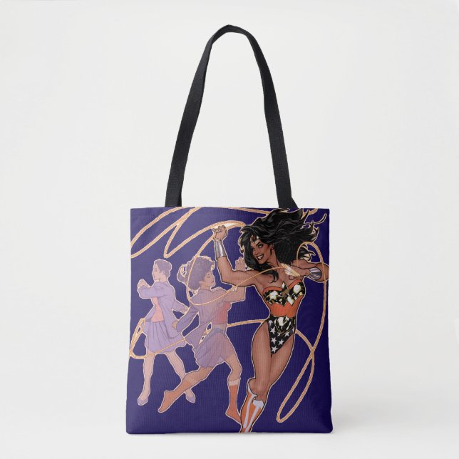 Bolsa Tote Wonder Woman Diana Prince Transformation (Frente)