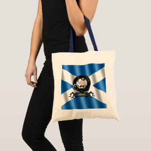 Bolsa Tote Wood Clan Crachá Escocês