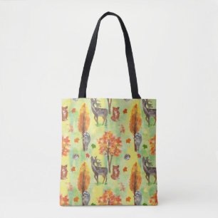 Bolsa Tote Woodland — Animais Aquícolas
