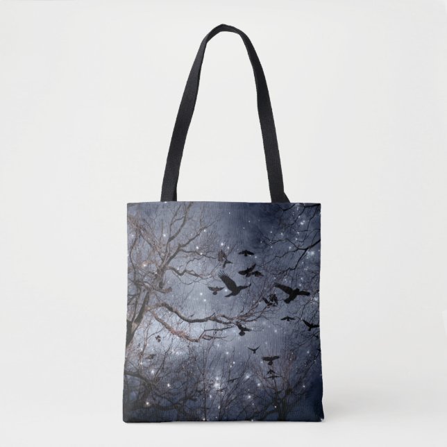 Bolsa Tote Woodland Crows (Frente)