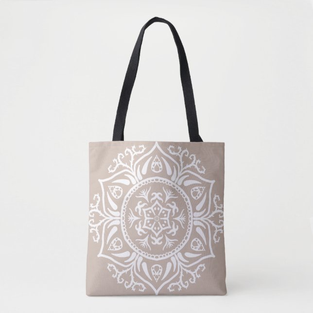 Bolsa Tote Wool Mandala (Frente)