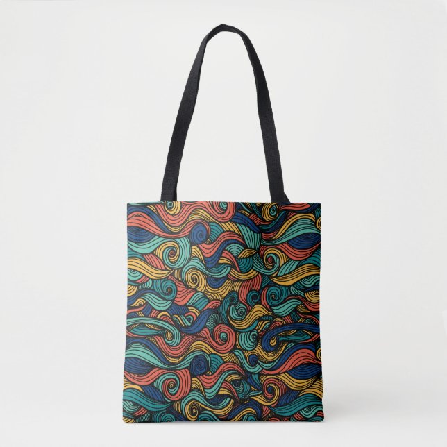 Bolsa Tote Wool Topped paisley (Frente)