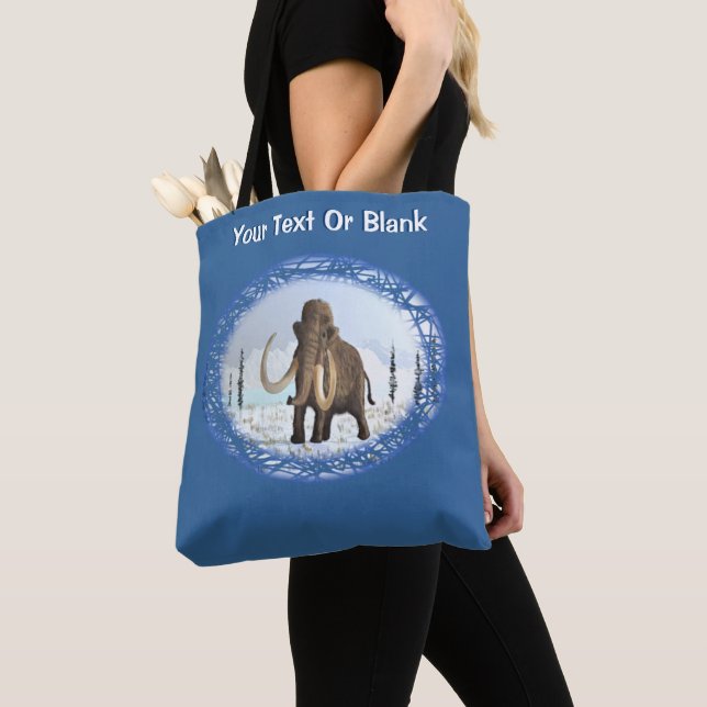 Bolsa Tote Wooly Mammoth (Close Up)
