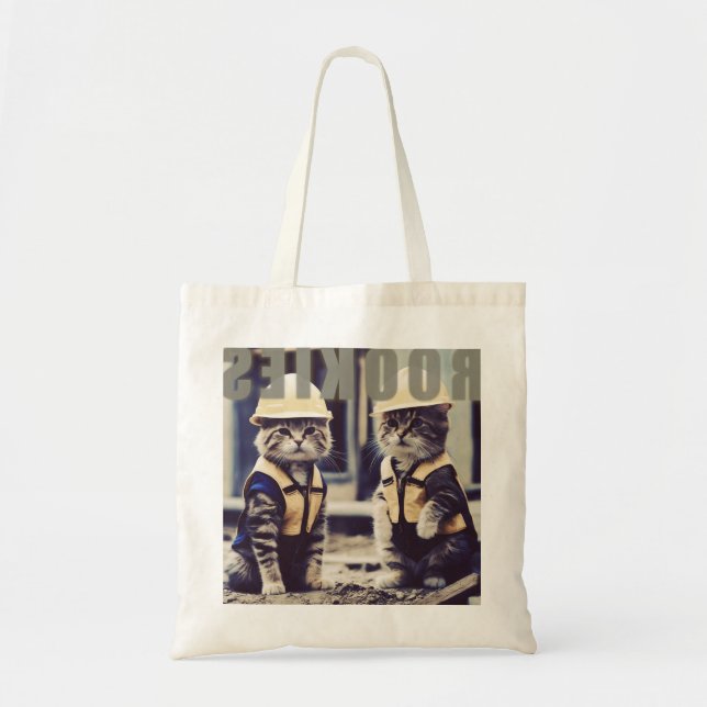 Bolsa Tote working cats-1 (Frente)