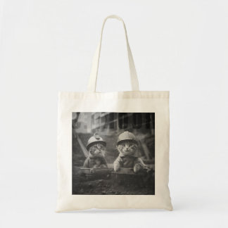 Bolsa Tote working cats-3-BW
