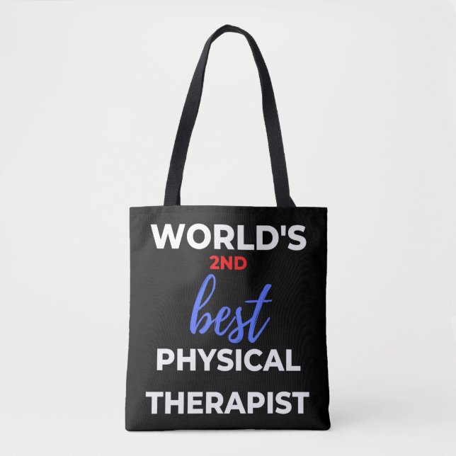 Bolsa Tote World's 2nd Best Physical Therapist (Frente)