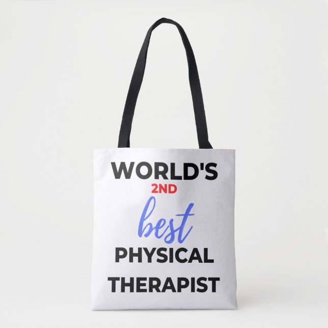 Bolsa Tote World's 2nd Best Physical Therapist 2 (Frente)