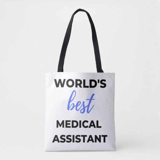 Bolsa Tote World's Best Medical Assistant 2 (Frente)
