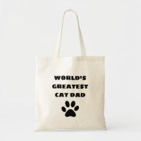 World's Greatest Cat Dad Custom Text Personalized