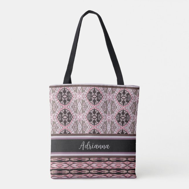 Bolsa Tote Woven Mandalas (Verso)