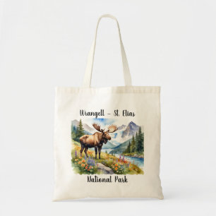 Bolsa Tote Wrangell - St Elias Aquarela