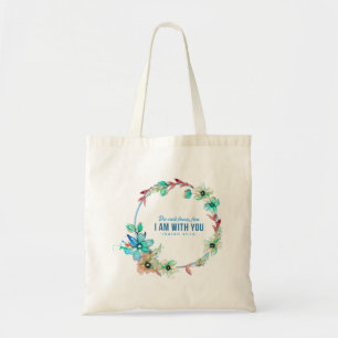 Bolsa Tote Wreath Flowers Greenery Floral Religião