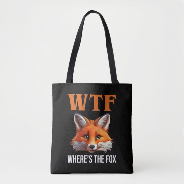 Bolsa Tote WTF - Onde está a Raposa (Frente)