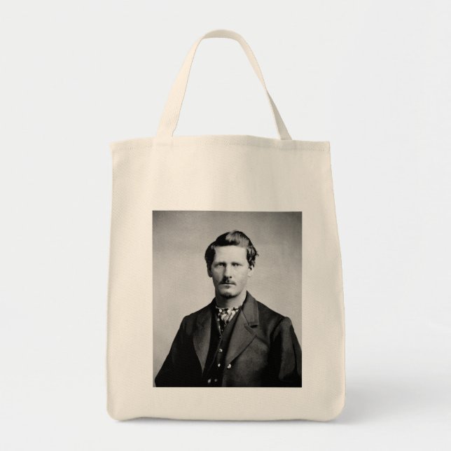 Bolsa Tote Wyatt Earp: Advogado, Lutador, Guardião de Salão (Frente)