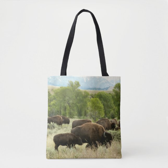 Bolsa Tote Wyoming Bison Nature (Frente)