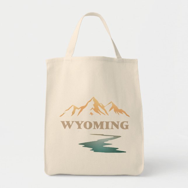 Bolsa Tote Wyoming Estados Unidos da América (Frente)