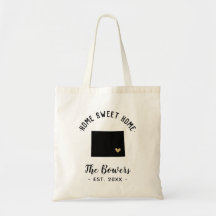Wyoming Home Sweet Home Family Monograma
