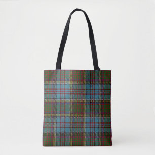 Bolsa Tote Xadrez de Tartan escocesa de Anderson do clã